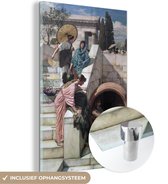 Peinture sur verre - Diogène - peinture de John William Waterhouse - 80x120 cm - Peintures sur Verre Peintures - Photo sur Glas