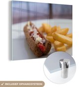 Délicieux frikandel spécial frites Plexiglas 40x30 cm - Tirage photo sur Glas (Décoration murale en plexiglas)