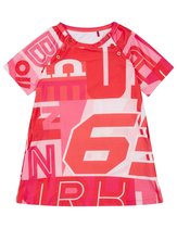 Twarrel short sleeve jersey dress 20 AOP Urban Kurk Kite Red: 92/2yr