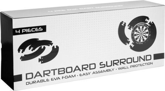 Longfield Darts - Surround in 4 delen - zwart van Longfield — afbeelding 5