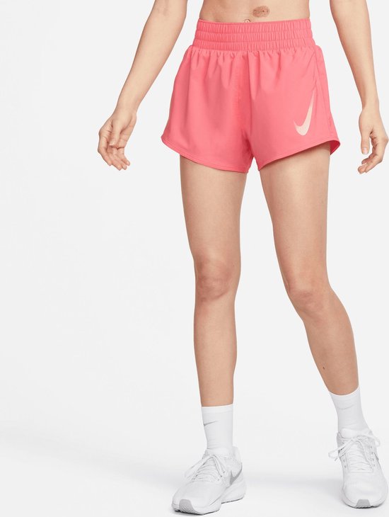 Nike W NK SWOOSH SHORT VENEER VERS Pantalon de sport pour femme - Rose - Taille XL