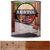 RESTOL Houtolie Zijdeglans Roodbruin - 2,5L transparant