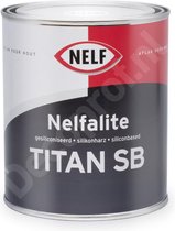 Nelf Nelfalite Titan SB | 1 L | Wit | Hoogglans Lak voor Buiten | Aflak | Klusverf