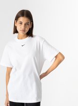 Nike W NSW ESSNTL TEE BF LBR Dames Sportshirt - Wit - Maat S