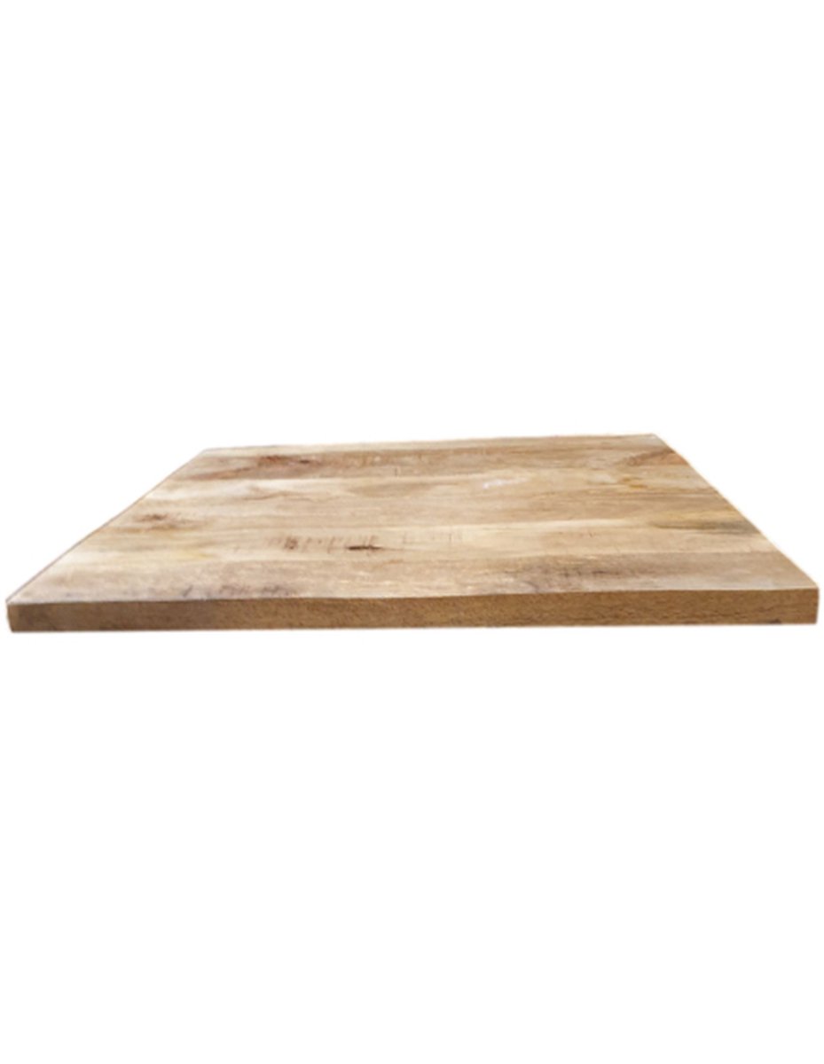 Tafelblad Mangohout rechthoek 120 x 70 cm