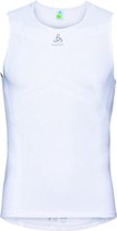 Odlo Breathe Maillot de cyclisme Mouwloos Homme blanc Taille S