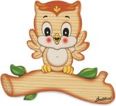 Magneetbord uil 16,5 x 14 cm | Bartolucci | Hout
