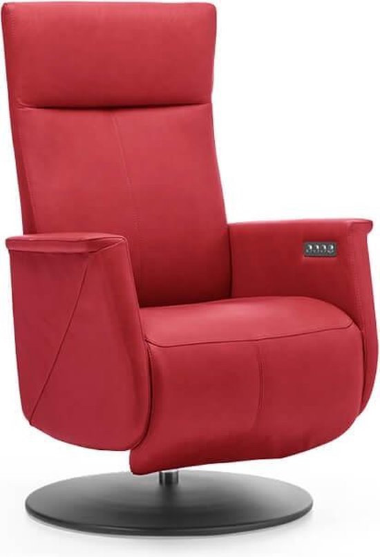 Relaxstoel leer rood | bol.com