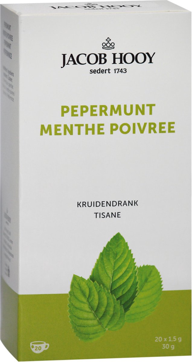 Goedkoopste Jacob Hooy Pepermuntthee (20st