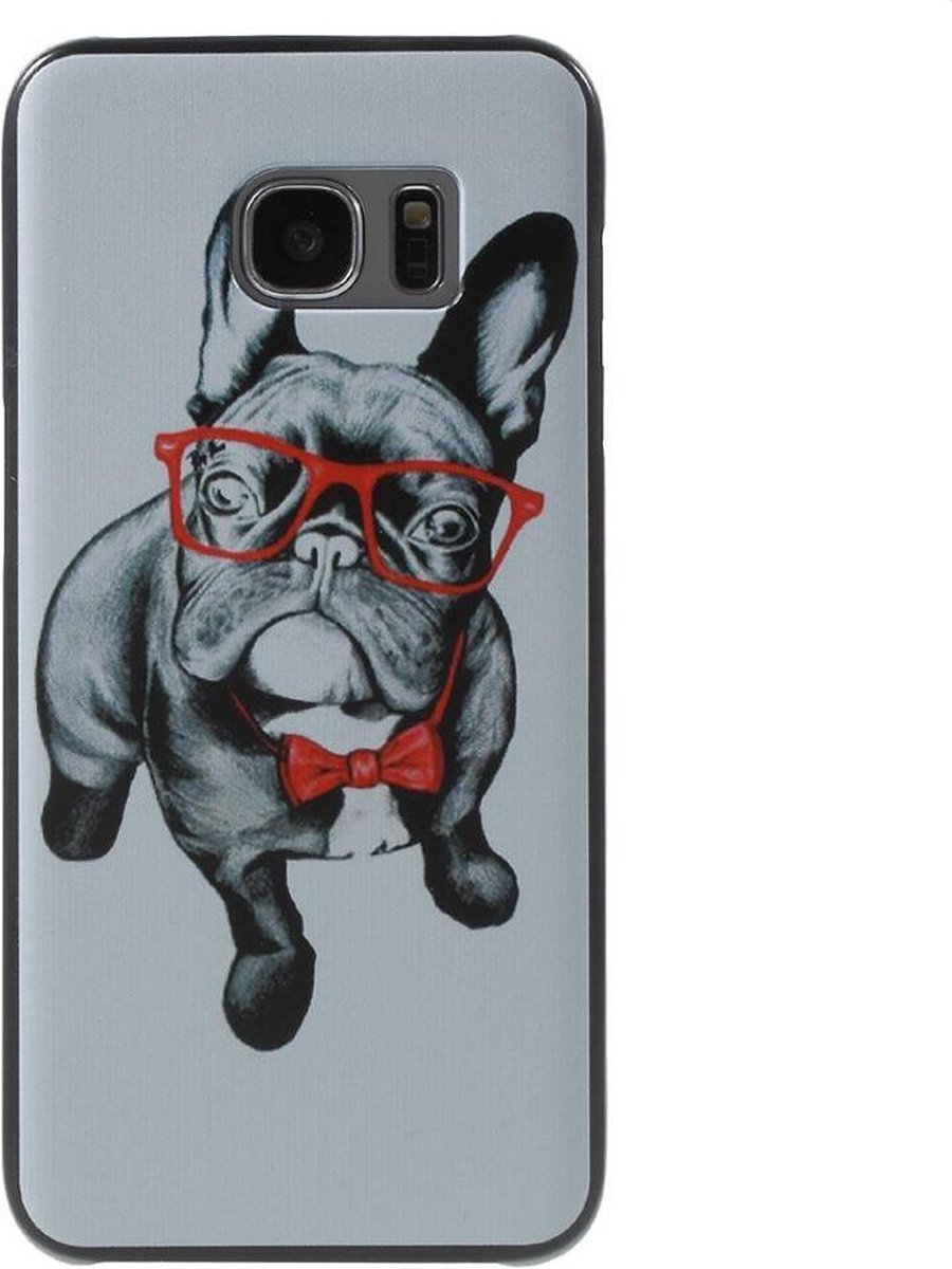 Hond met bril Hardcase hoesje Samsung Galaxy S7 edge