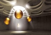 Fotobehang Sphere In The Light | XL - 208cm x 146cm | 130g/m2 Vlies