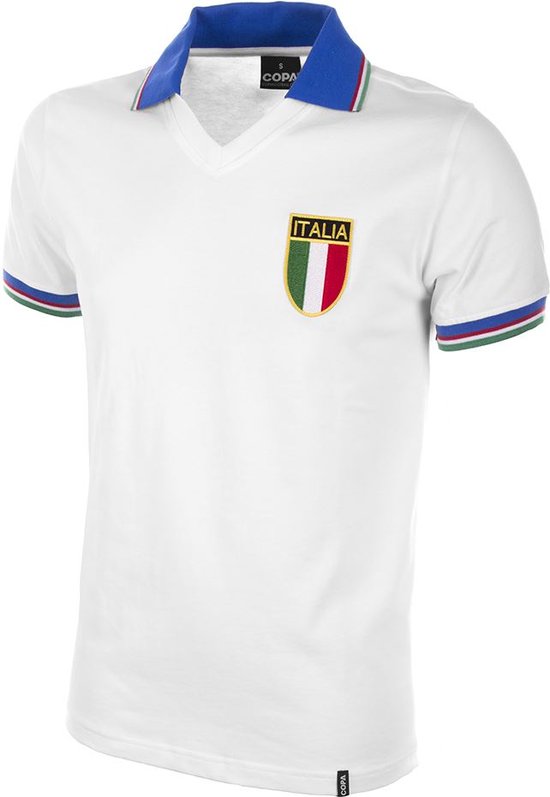 COPA - Italië Away World Cup 1982 Retro Voetbal Shirt - XXL - Wit