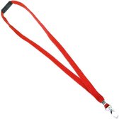 Rood Keycords met Veiligheidssluiting en metalen haak 100 Stuks - Breakaway Keycord Lanyards