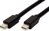 ROLINE DisplayPort kabel, Mini DP M - Mini DP M, zwart, 3 m