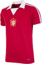 COPA - Tsjecho-Slowakije 1976 Retro Voetbal Shirt - XS - Rood
