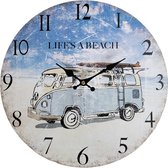 Volkswagen Bulli T1 Camper Surf Bus Horloge murale 34 cm