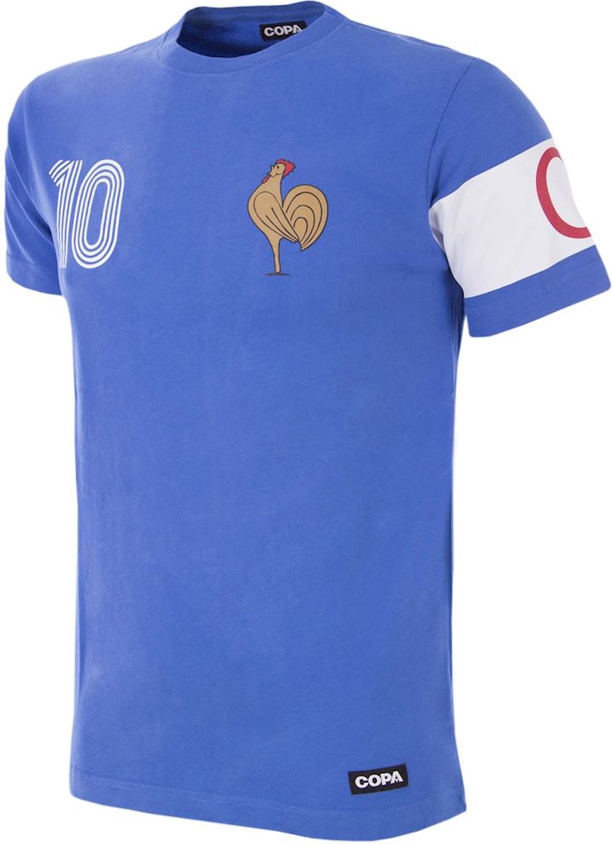 COPA - Frankrijk Capitaine T-Shirt - M - Blauw