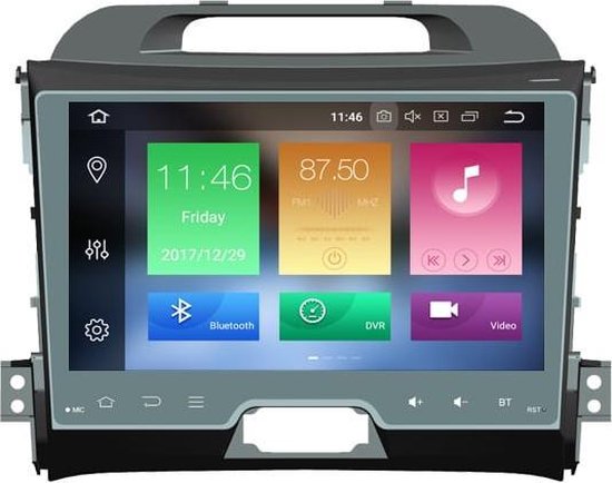 JOYX Android 13 IPS Doppel Din Autoradio Passt für Kia Sportage (2010
