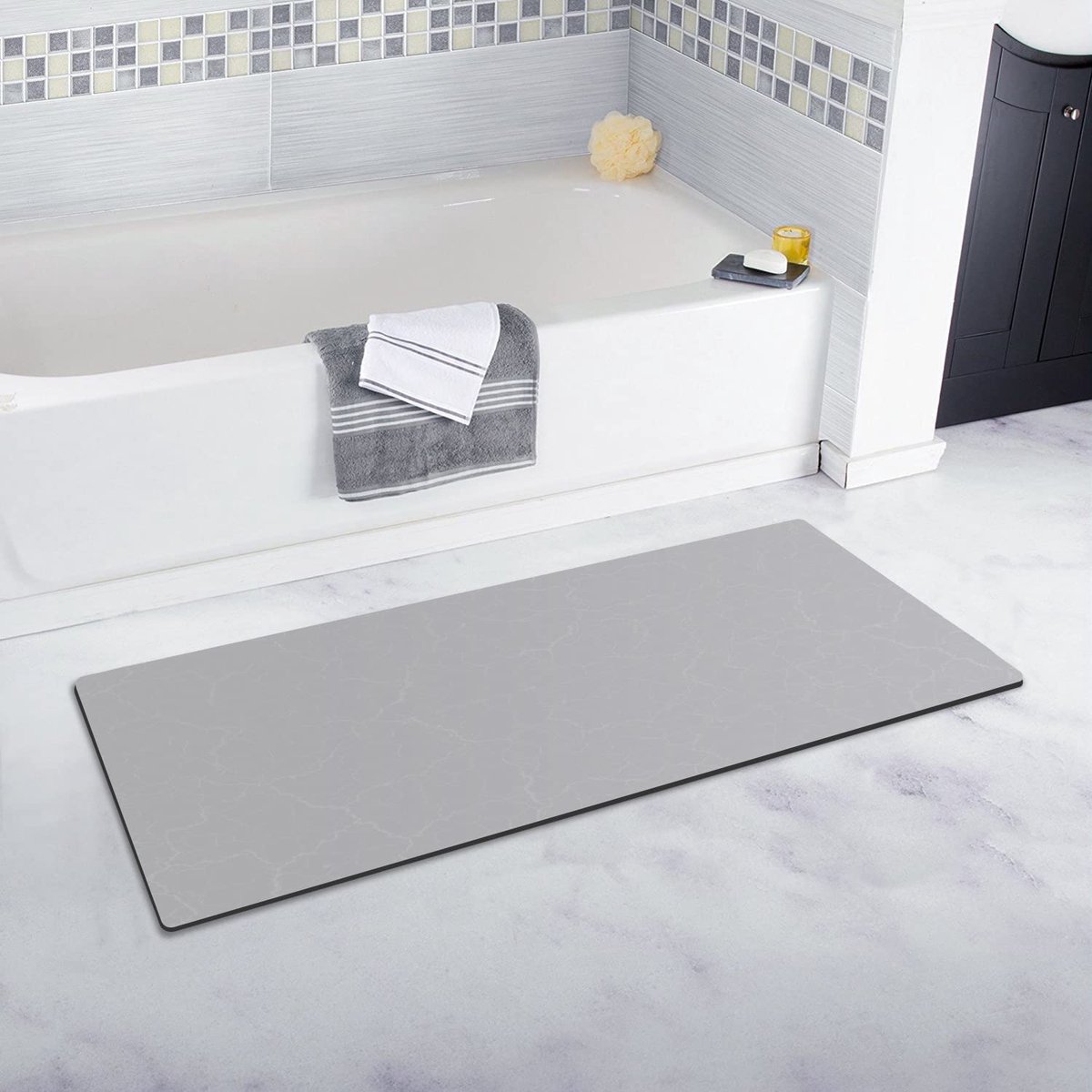 Badmatten Antislip Badkamermatten Douche Mat Absorberende Kleine Tapijt Deur Mat Keuken Tapijten Tapijt voor Badkamer Keuken Entree,5,60 * 90CM