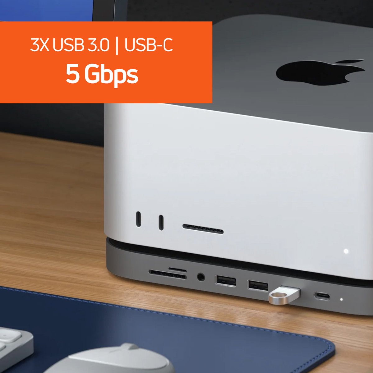 mac mini hub USB-C HUB 2 in 1 hub and SATA HDD enclosure – McNasty Studios