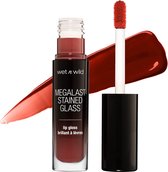 Wet 'n Wild - MegaLast - Stained Glass - Lipgloss - 1111443 - Handle with Care - Rood - 2.5 g