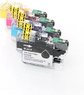 Colori huismerk set 4x inkt cartridge geschikt voor Brother LC422XL MFC-J5340DW MFC-J5345DW MFC-J5740DW MFC-J6540DW MFC-J6940DW