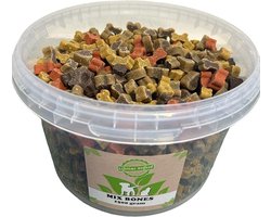 Mix Bones - 1,5 kg - Trainen - Beloningssnoepjes - Hondensnack - Traktatie - Hartjes - Hond