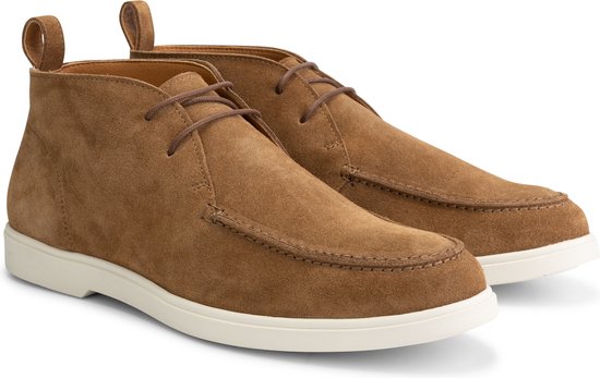Travelin ' Thorning Dames Suede leren Halfhoge veter Cognac leer