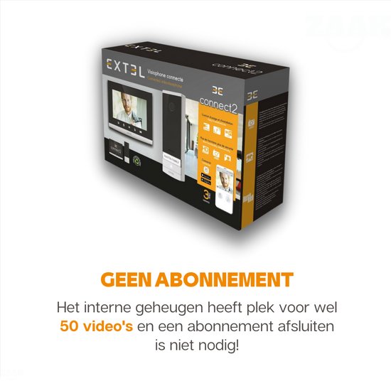 Extel 720324 Complete set voor Video-deurintercom WiFi Grijs, Zwart van Extel — afbeelding 5