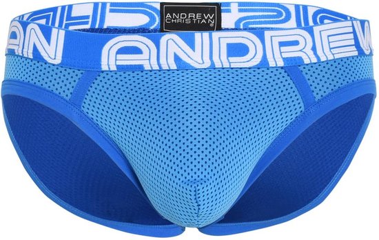 Andrew Christian Candy Pop Mesh Brief w/ ALMOST NAKED® - MAAT XL - Heren Ondergoed - Slip voor Man - Mannen Slip