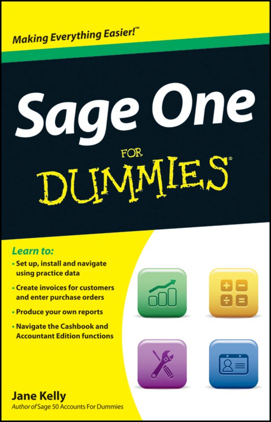 Sage One For Dummies - cover