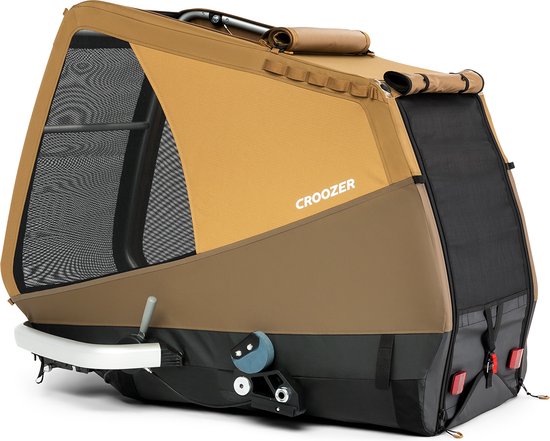 Croozer Dog Mikke Hondenfietskar - XL Zonsonderganggeel van Croozer — afbeelding 2