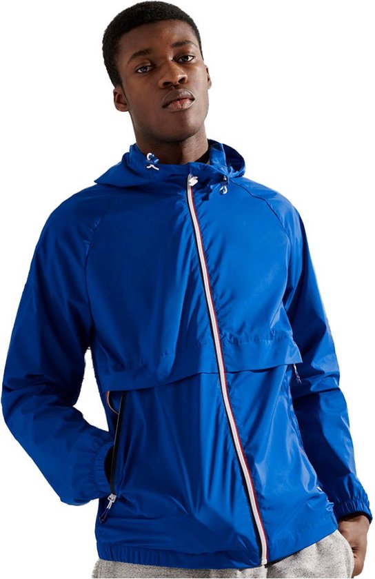 SUPERDRY Sportstyle Cagoule Jas Heren - Royal - M
