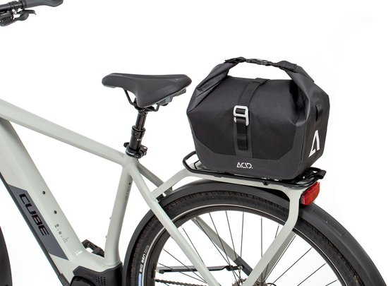 ACID Fietstas TRUNK - Waterbestendig - Reflecterende elementen - Inh. 12L - TPU - Zwart van ACID — afbeelding 3