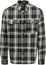 Only & Sons Overhemd Onsmilo Ovr Ctn Check Ls Shirt Noos 22024699 Black Mannen Maat - L