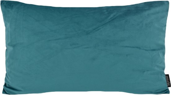 Sierkussen Velvet Petrol Long | 30 x 50 cm | Velours/Polyester