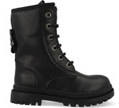 Shoesme Veterboot - Meisjes - Zwart - Maat 25