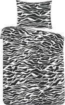Dekbedovertrek Zebra - katoen - Eenpersoons -140x220 + 60x70 cm