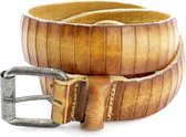 Kidzzbelts Jongenskinderriem JeansVintage 1804 - Naturel - 75 cm