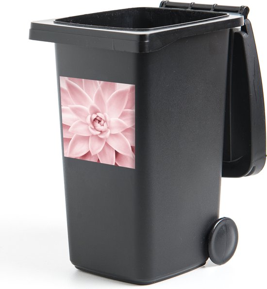 Container sticker Bloem - Roze - Natuur - Plant - 40x40 cm - Kliko sticker