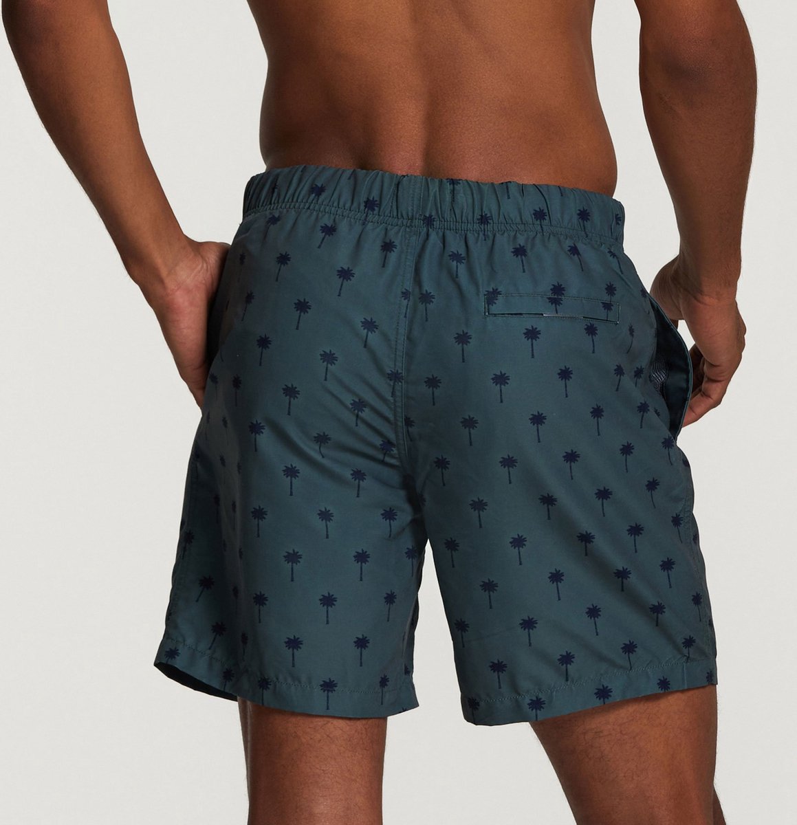 men swimshort scratched shiwi palm — afbeelding 2
