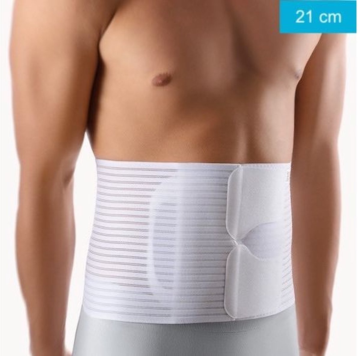 Goedkoopste Bort Littekenbreukband | Breukband | Wit | 26cm - Maat 3