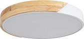 Rabalux Tesia - Plafonnier - 24W - 41,5x5cm - Wit avec bois