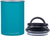 Airscape® Classic 500gr - voorraadpot -voorraadbus - vershouddoos - voedselveilig - vacuümdeksel- BPA vrij - koffiepot - Matte Turquoise
