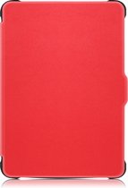 Hoesje Geschikt voor Kobo Clara HD Hoes Book Case - Hoes Geschikt voor Kobo Clara HD Hoesje Book Cover - Rood