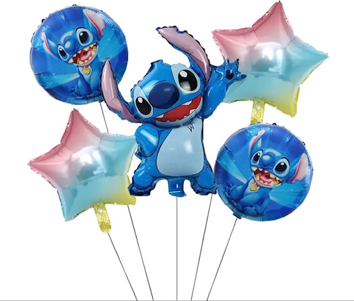 Décor de fête d'anniversaire rose Lilo & Stitch Disney, boîte à