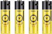 Baseus oplaadbare batterijen AA - 4 stuks - Hoge Capaciteit