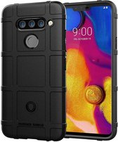 Hoesje voor LG V40 ThinQ - Beschermende hoes - Back Cover - TPU Case - Zwart