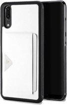 Dux Ducis - Hoesje geschikt voor Huawei P20 - Pocard Series - Back Cover - Wit