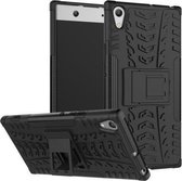 Schokbestendige Back Cover voor Sony Xperia XA1 Ultra - Zwart